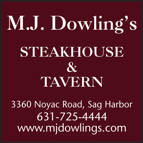 MJ Dowlings Steakhouse & Tavern Print Ad