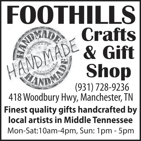 Foothills Crafts Print Ad