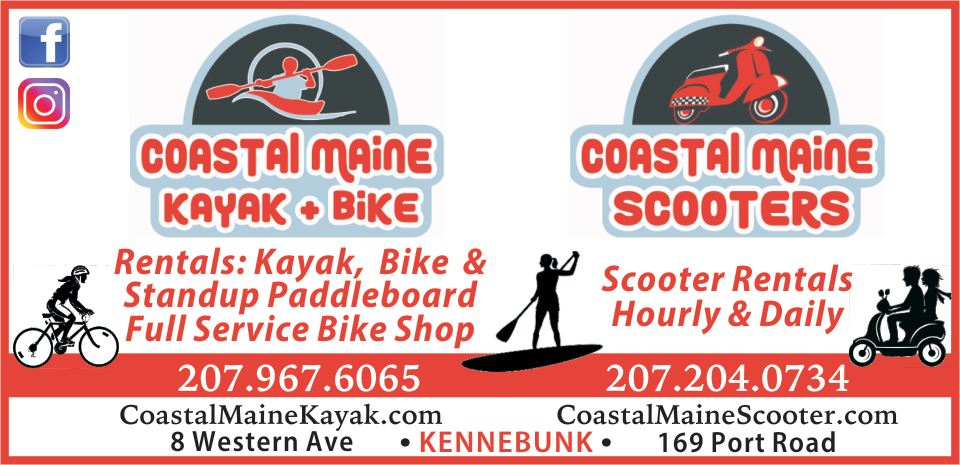 Coastal Maine Kayak & Bike Shop & Rentals Print Ad