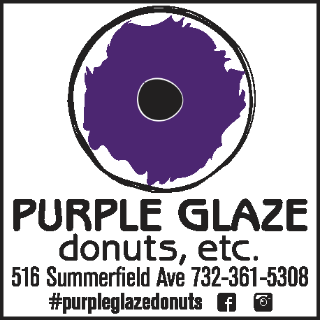 Purple Glaze Donuts Print Ad