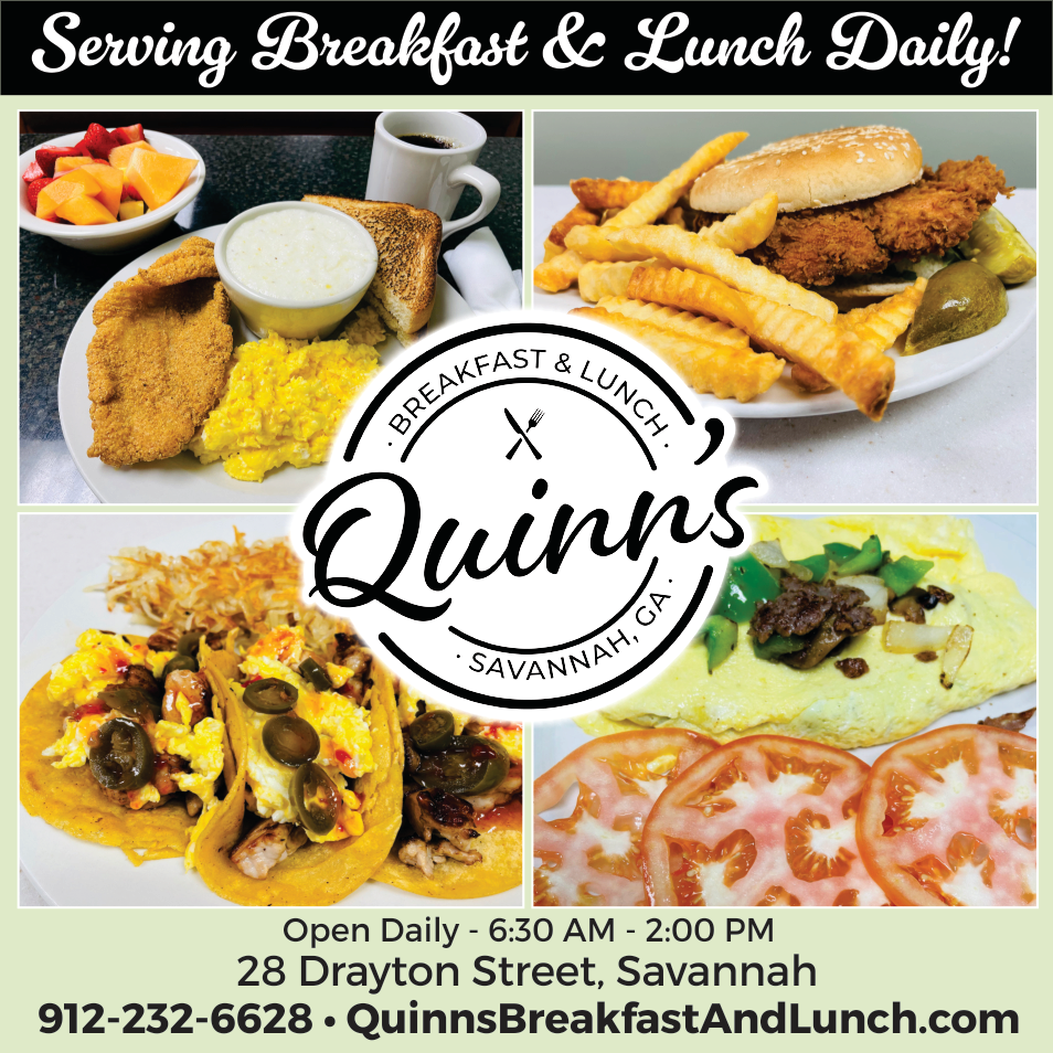 Quinn's Breakfast and Lunch Print Ad