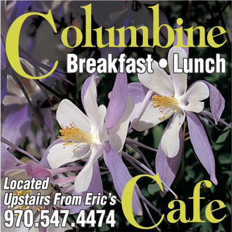Columbine Cafe Print Ad