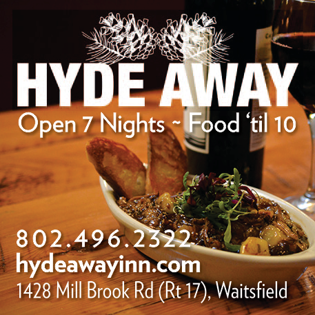 Hyde Away Inn & Restaurant Print Ad