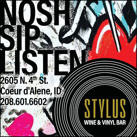Stylus Wine & Vinyl Bar Print Ad