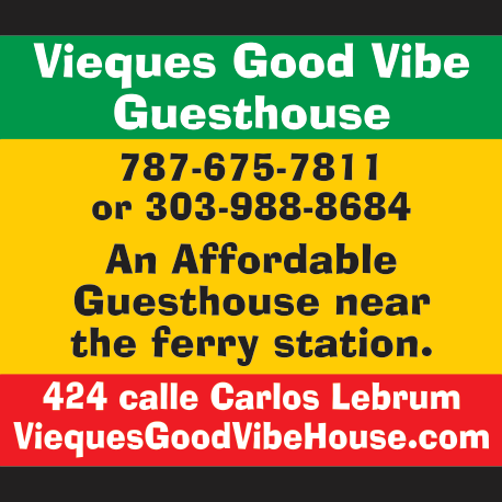 Vieques Good Vibe Guest House Print Ad