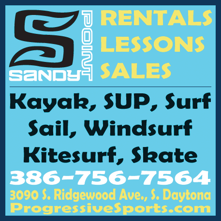 Sandy Point Progressive Sports Rentals & Lessons Print Ad