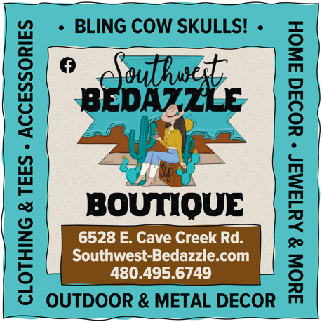 Southwest Bedazzle Boutique Print Ad