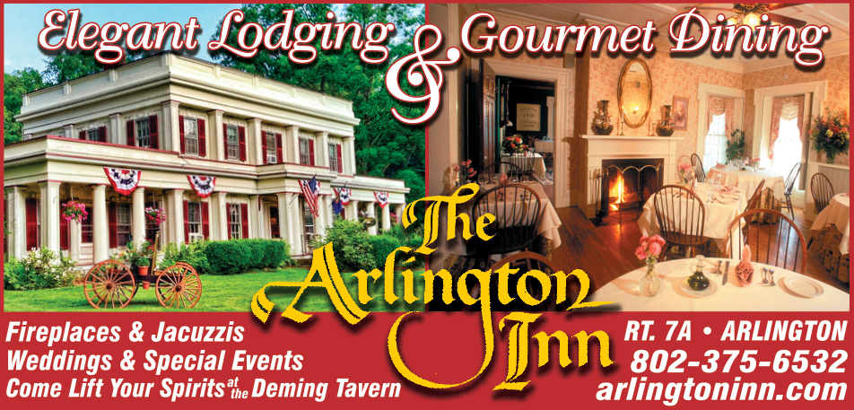 The Arlington Inn & Restaurant Print Ad