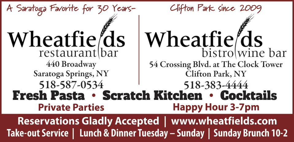 Wheatfields Restaurant Bar Print Ad