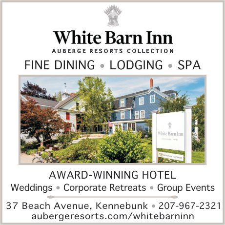 White Barn Inn & Fine Dining Print Ad