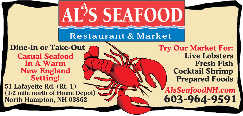Al's Seafood Restaurant & Market Print Ad