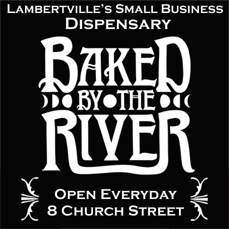 Baked by the River Dispensary Print Ad