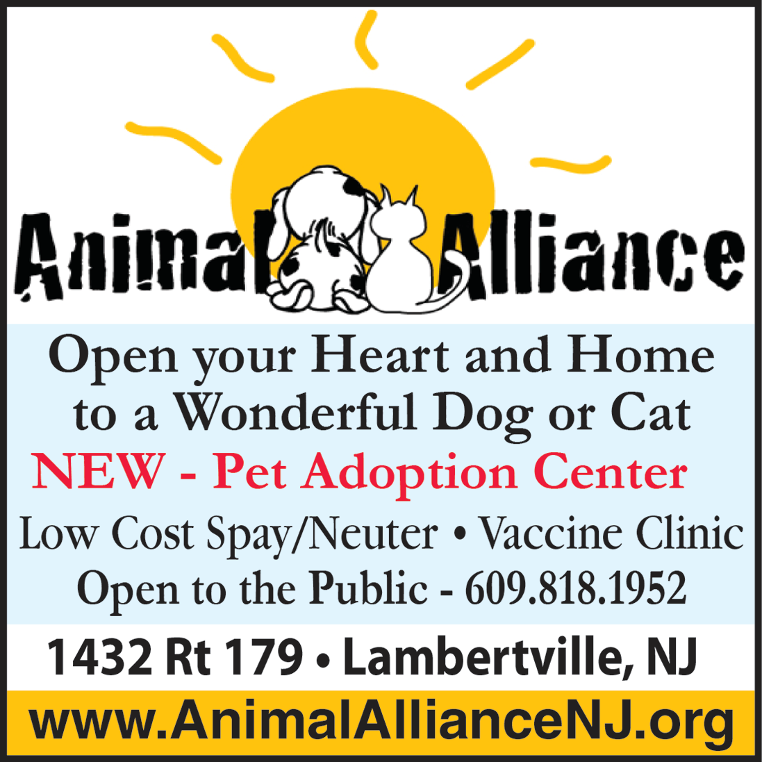 Animal Alliance Print Ad