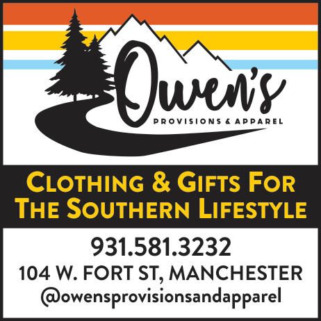 Owen's Provisions and Apparel Print Ad