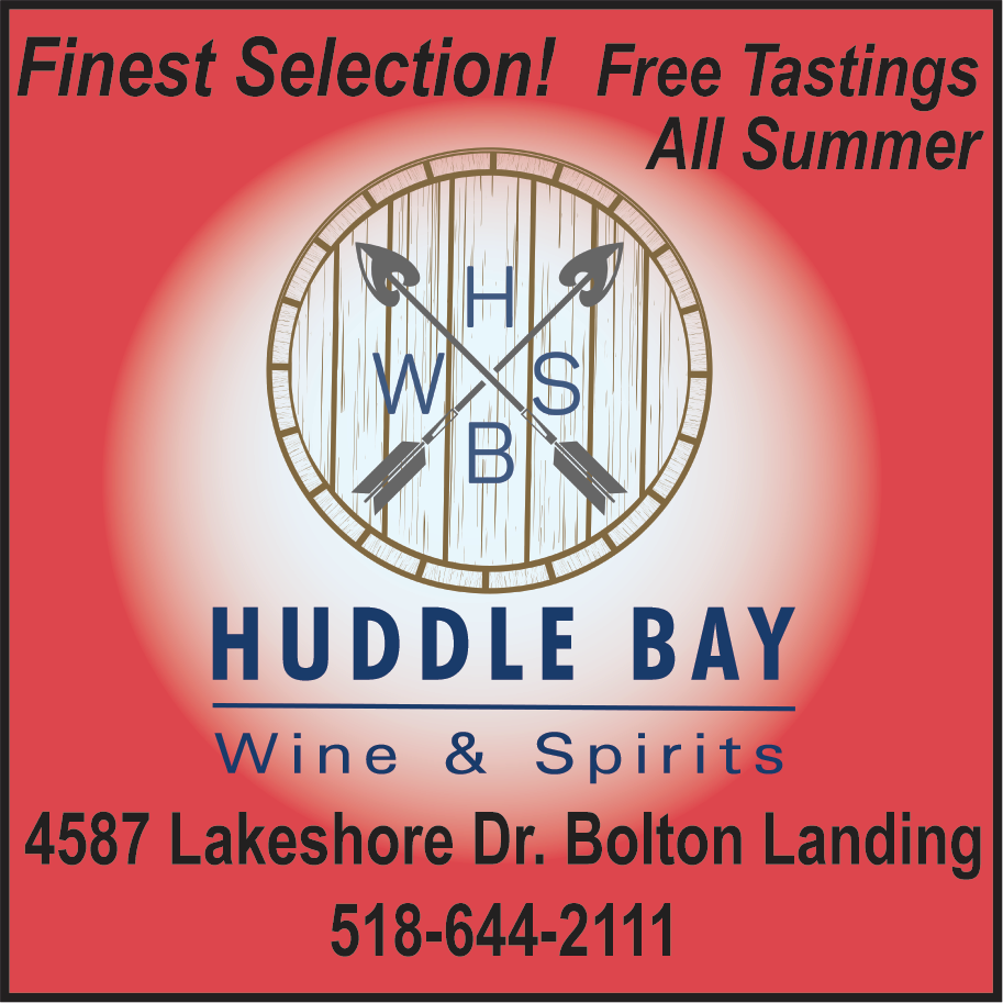 Huddle Bay Wine & Spirits Print Ad