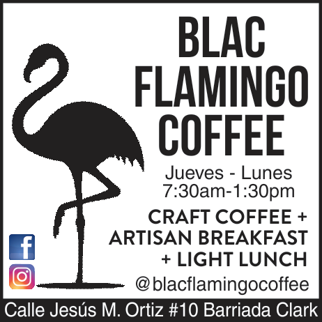 Blac Flamingo Coffee Print Ad