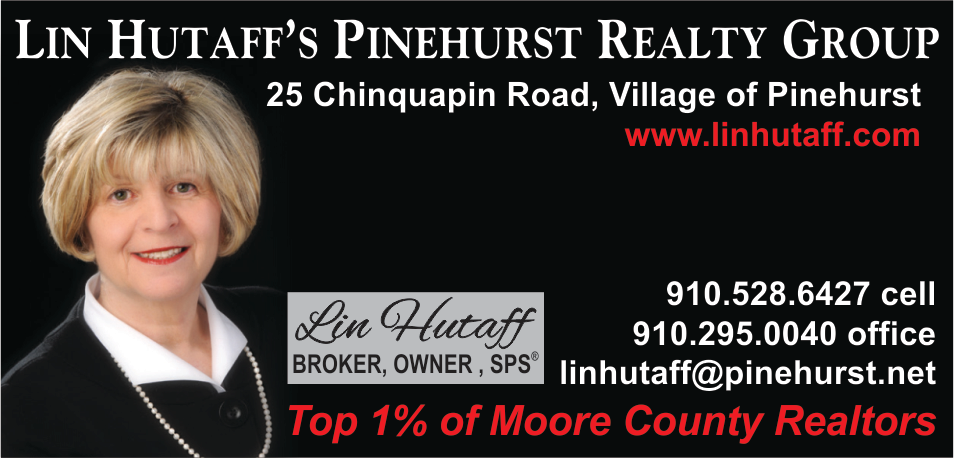 Lin Hutaff's Pinehurst Realty Group Print Ad