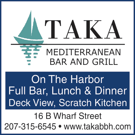 Taka Mediterranean Bar & Grill Print Ad
