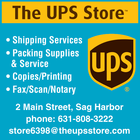 The UPS Store - Sag Harbor Print Ad