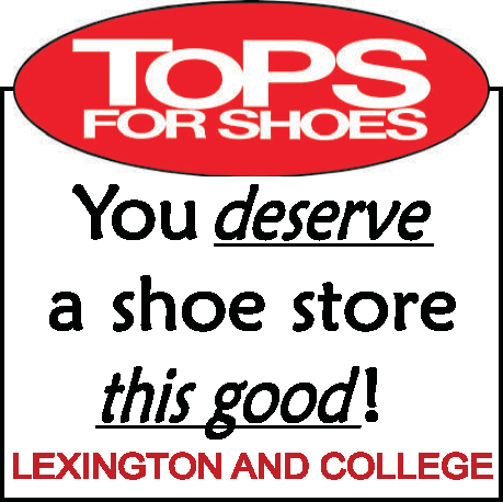 Tops for Shoes Print Ad