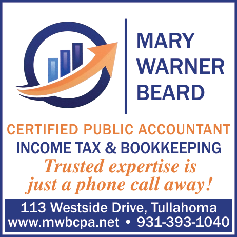 Mary Warner Beard, CPA Print Ad
