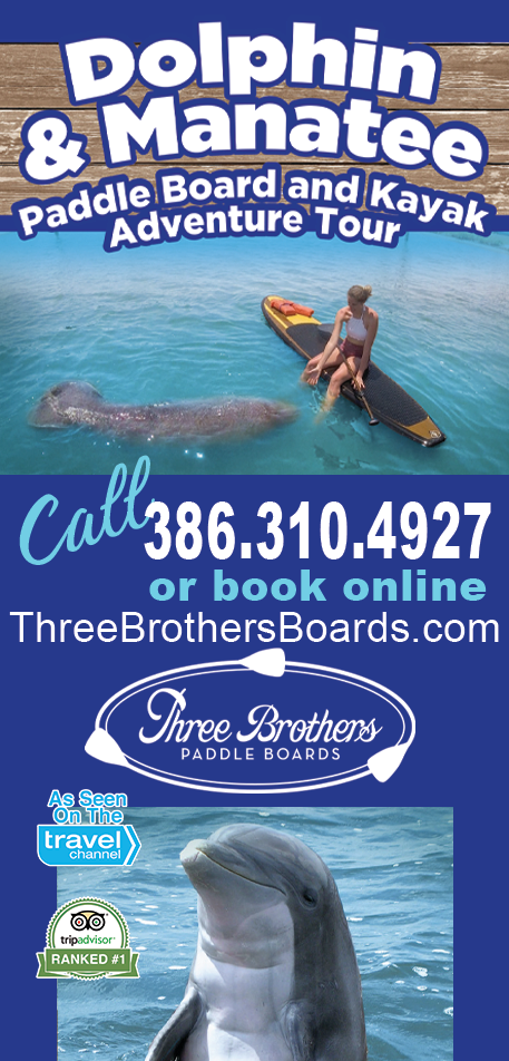 Three Brothers Dolphin & Manatee Adventure Tour Print Ad