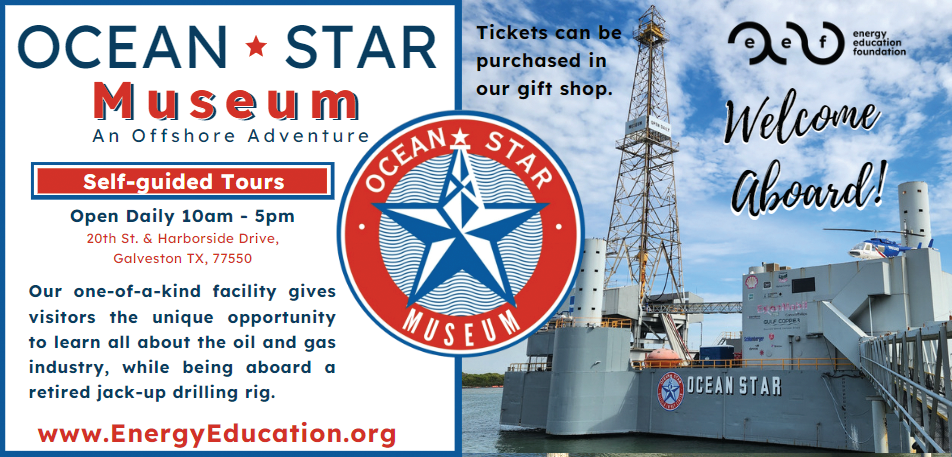 Ocean Star Offshore Rig Museum Print Ad