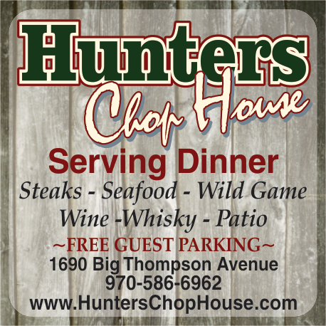 Hunters Chophouse Print Ad