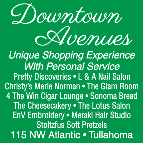 Downtown Avenues Print Ad