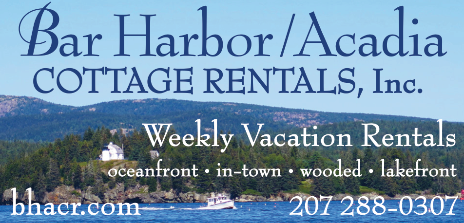 Bar Harbor Acadia Cottage Rentals Print Ad