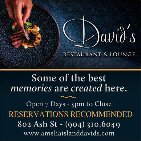 David's Restaurant & Lounge Print Ad
