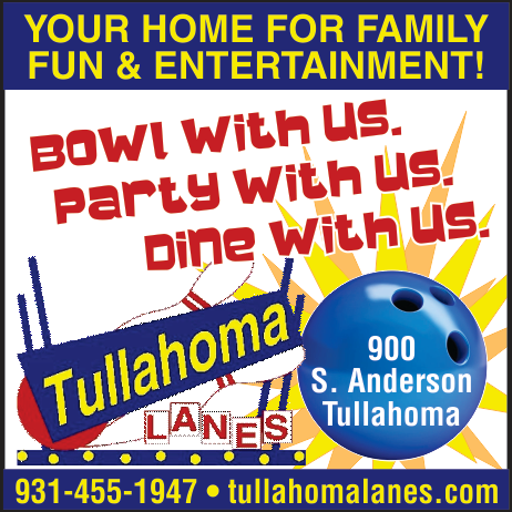 Tullahoma Bowling Lanes Print Ad