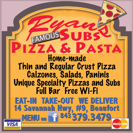 Ryan's Famous Pizza and Subs Print Ad