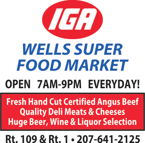 IGA Wells Super Food Market Print Ad