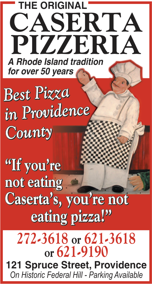 Caserta Pizzeria Print Ad