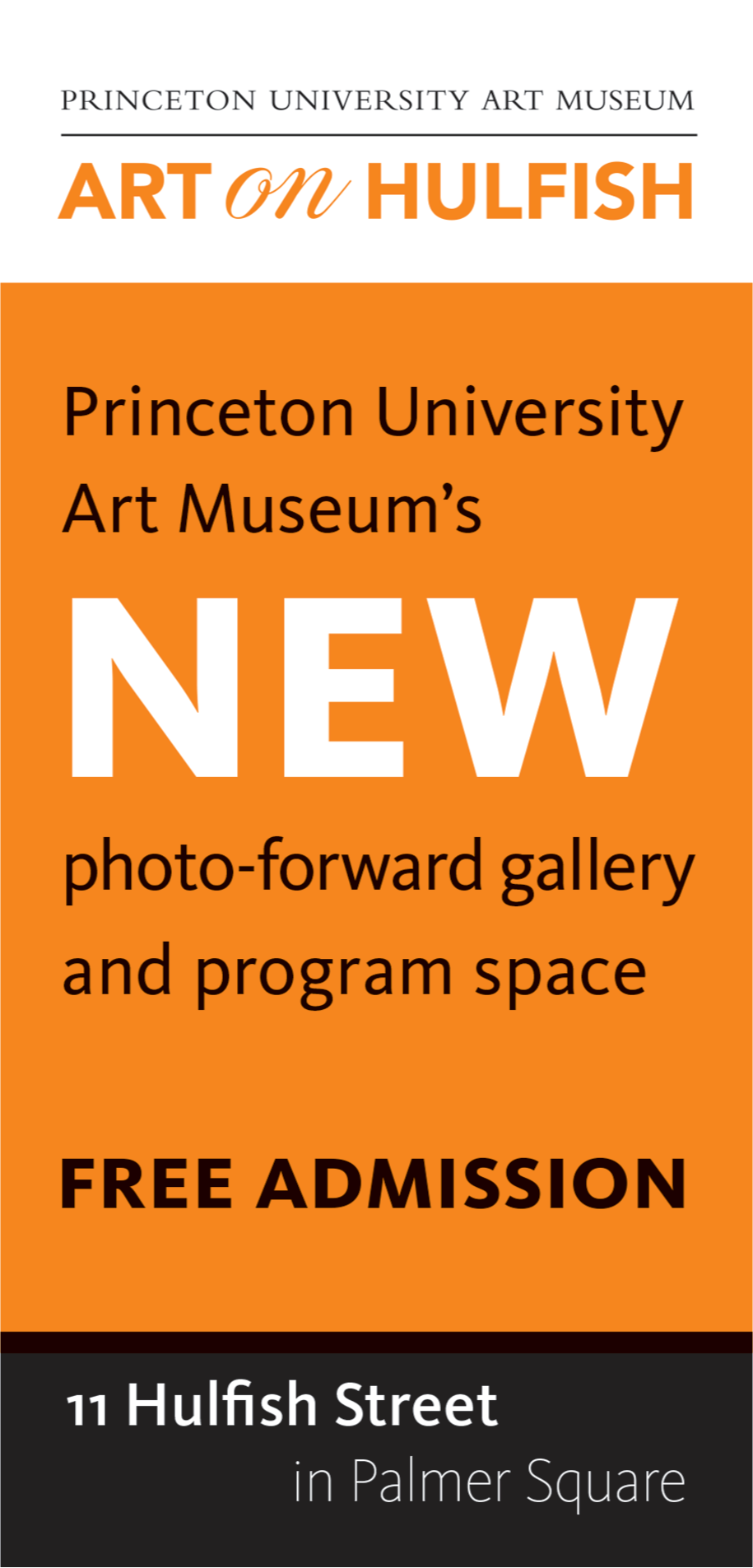 Princeton University Art on Hulfish Print Ad
