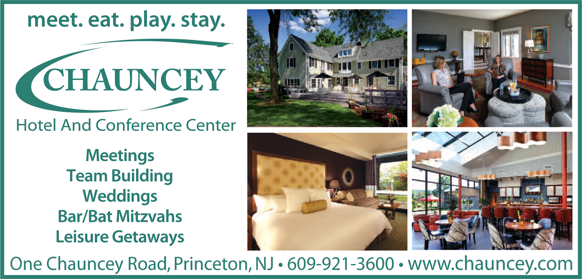 Chauncey Conference Center Print Ad