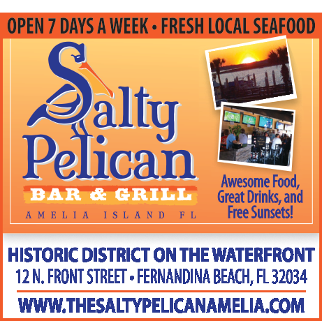 Salty Pelican Bar & Grill Print Ad