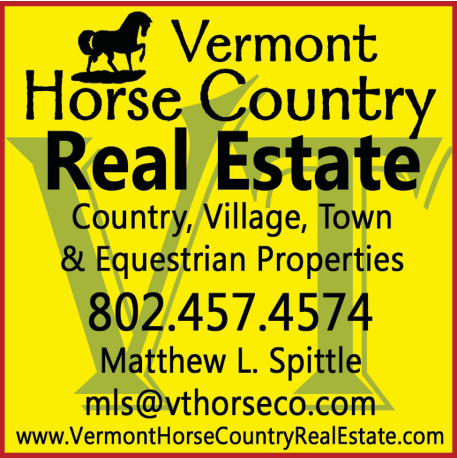 Vermont Horse Country Real Estate Print Ad