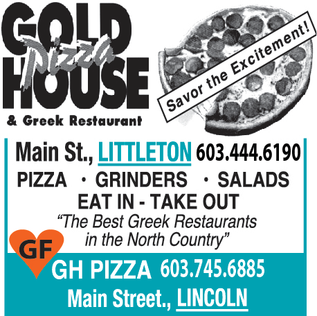 Gold House Pizza & Greek Restaurant Print Ad