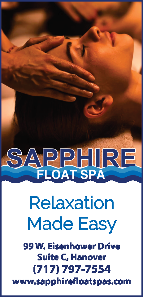 Sapphire Float Spa Print Ad