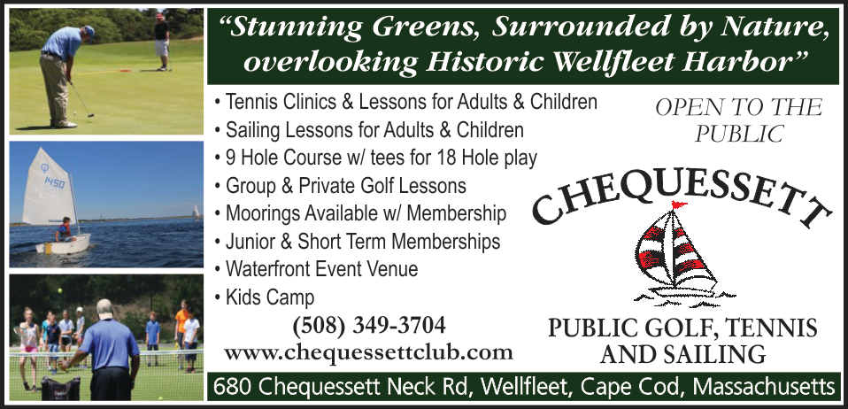 Chequessett - Public Golf, Tennis and Sailing Club Print Ad