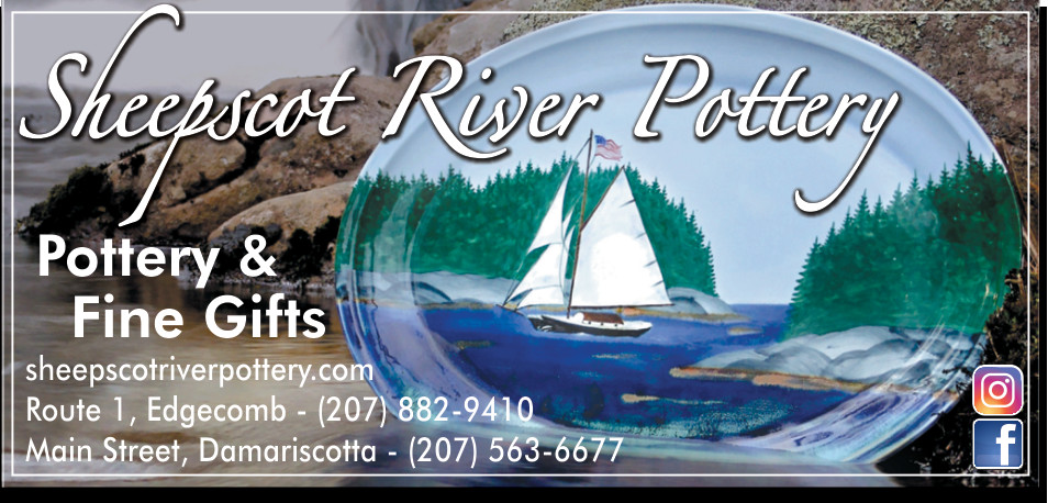 Sheepscot River Pottery Print Ad