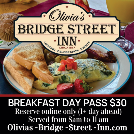 Olivia's Bridge Street Inn Breakfast Print Ad