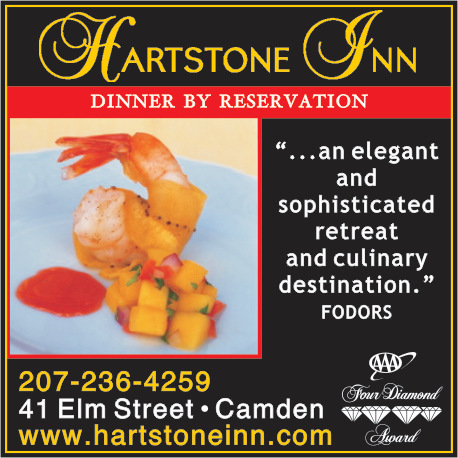 Hartstone Inn & Restaurant Print Ad