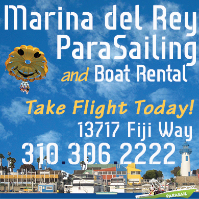 Marina del Rey Parasailing Print Ad