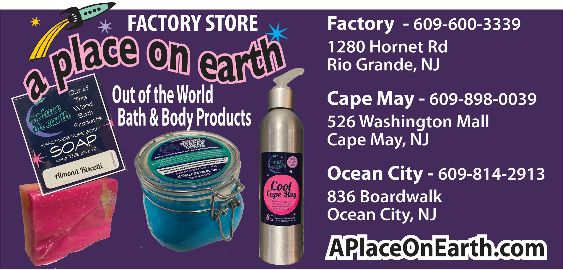 A Place on Earth Soap Factory Store Print Ad