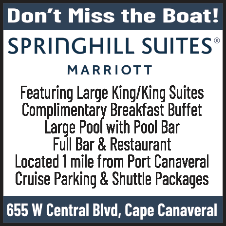 Springhill Suites by Marriott Cape Canaveral Print Ad