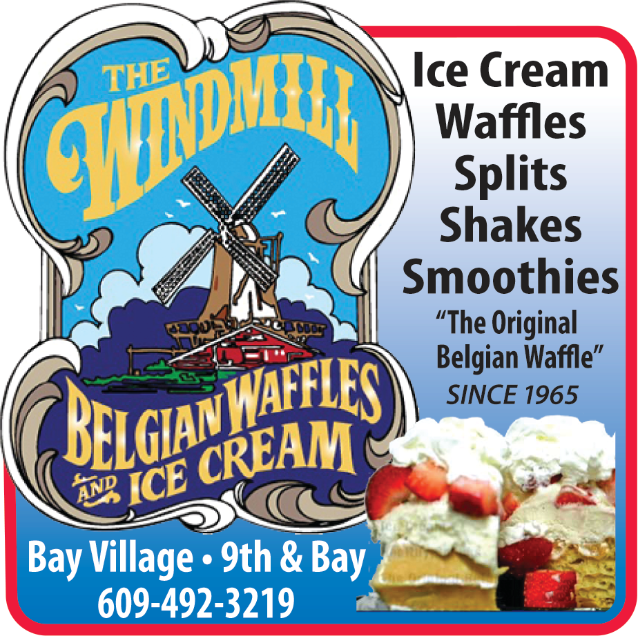 The Windmill Belgian Waffles & Ice Cream Print Ad
