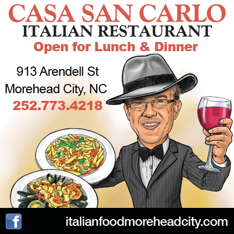 Casa San Carlo Italian Restaurant Print Ad